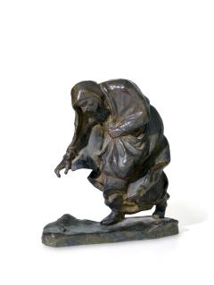 Abastenia St. Leger Eberle - Old Woman Picking Up Coal