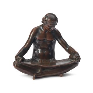 Abastenia St. Leger Eberle - The Male Figure from Omar Khayyam Bookends