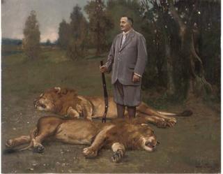 Abbey Altson - Lions From The Gir Forest, Gujarat