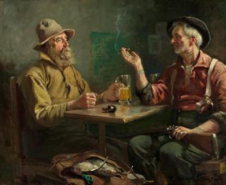 Abbott Fuller Graves - A Tavern Conversation