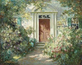 Abbott Fuller Graves - Grandmother\'s Doorway