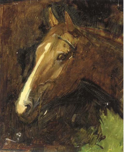Abbott Handerson Thayer - Study of a horse