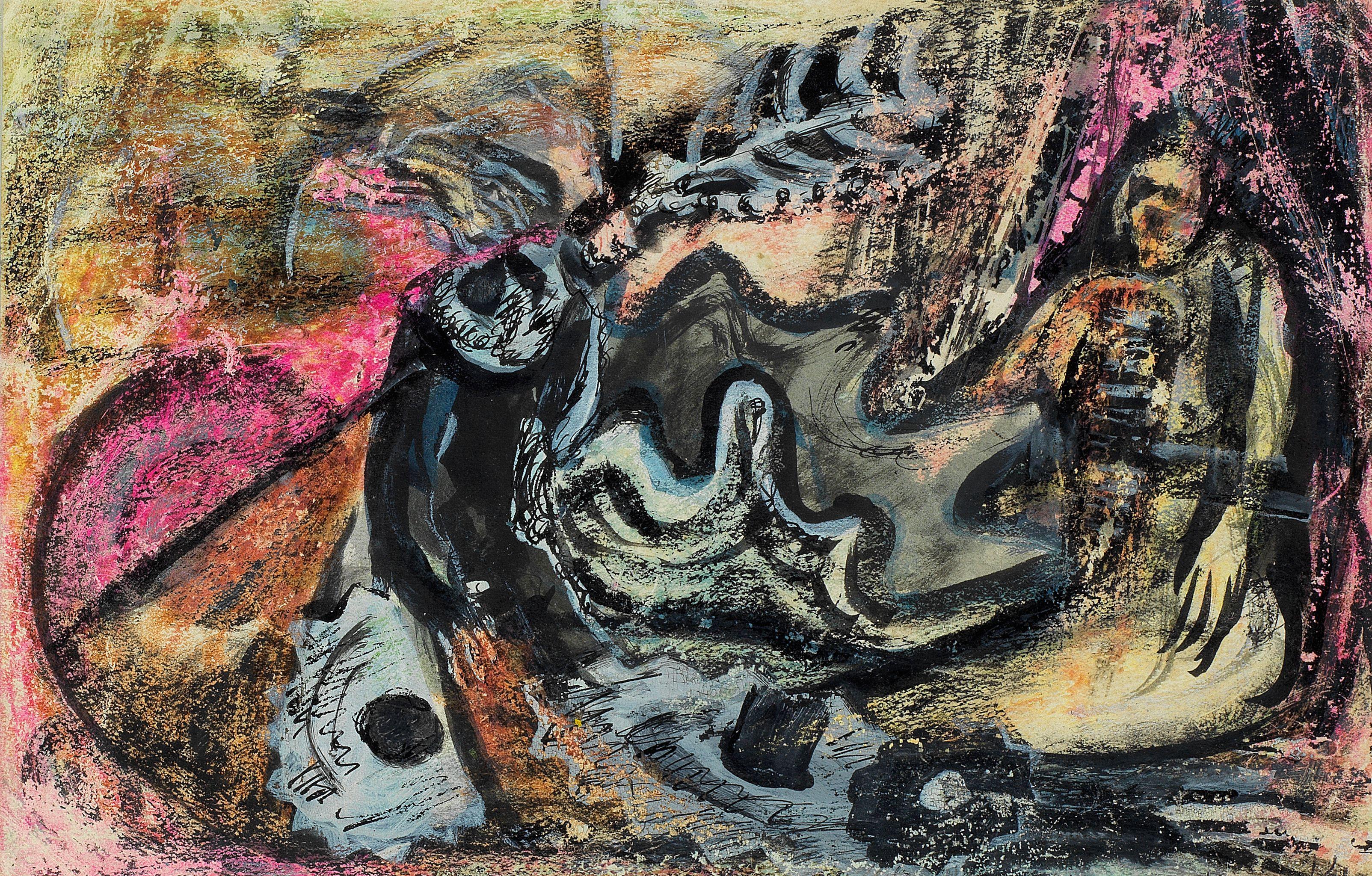 Abdel Hadi El-Gazzar - Untitled (from the Shell period)