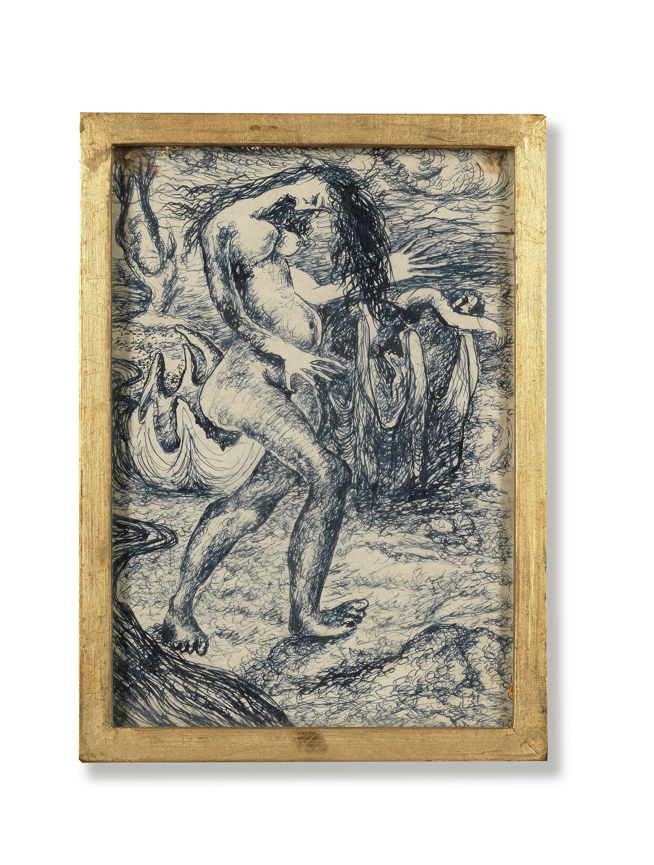 Abdel Hadi El-Gazzar - Untitled (Woman Fleeing)