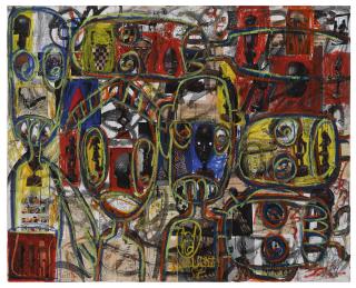 Abdoulaye Aboudia Diarrassouba - Ivorian untitled