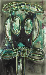 Abdoulaye Aboudia Diarrassouba - Untitled (Tete)