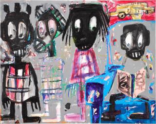 Abdoulaye Aboudia Diarrassouba - Untitled