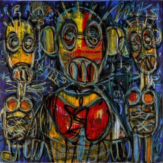 Abdoulaye Aboudia Diarrassouba - Untitled