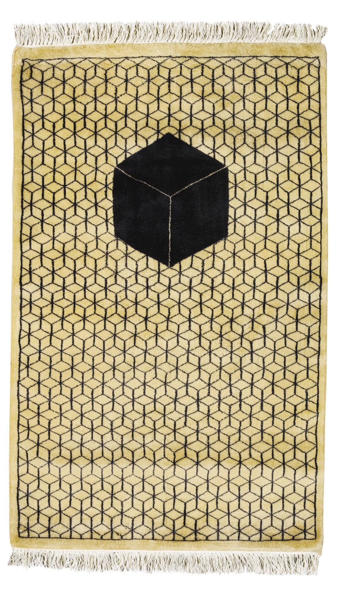 Abdullah M. I. Syed - Prayer Rug Of Necker Cube