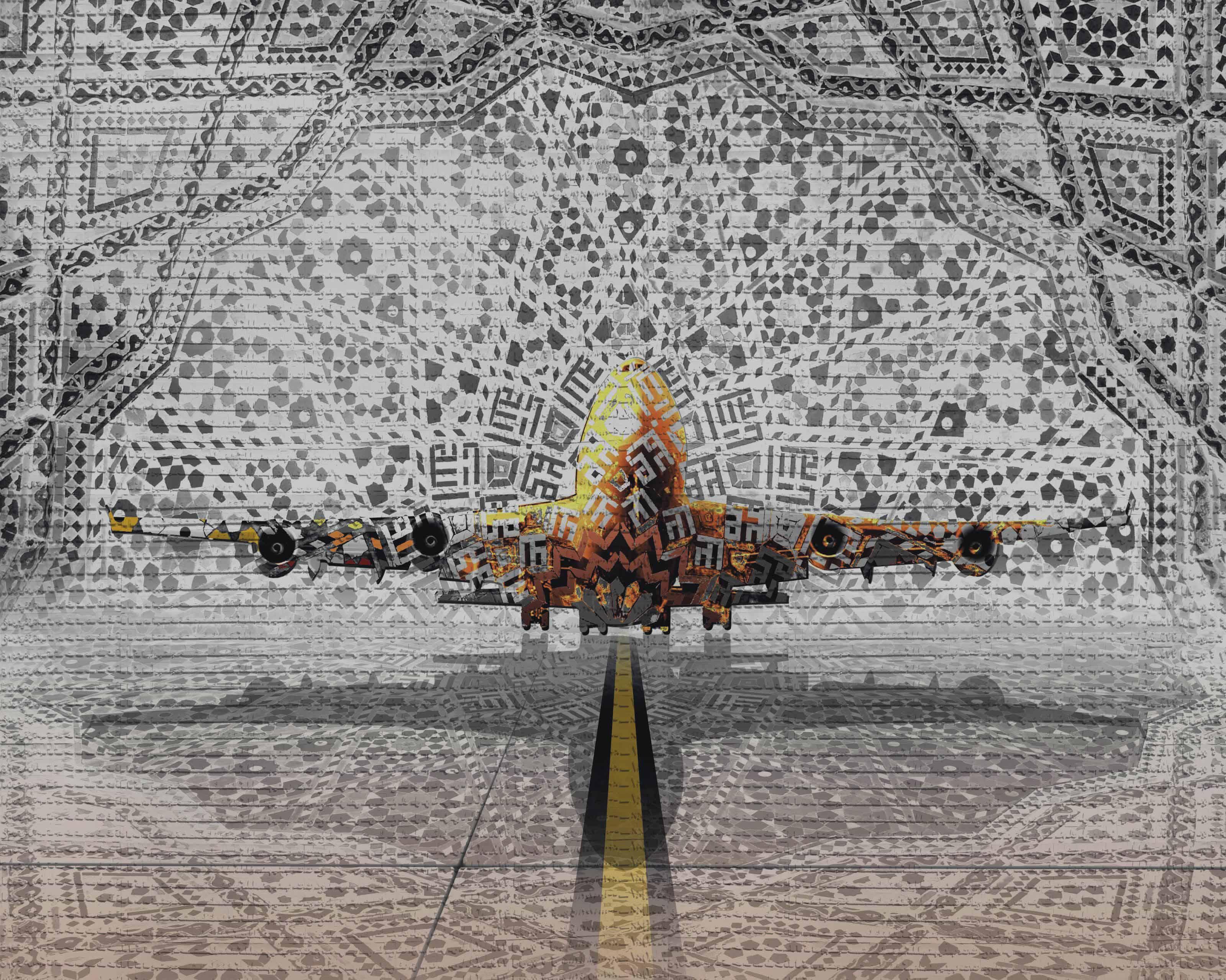 Abdulnasser Gharem - In Transit IV (from the Restored Behavior series)