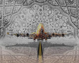 Abdulnasser Gharem - In Transit IV (from the Restored Behavior series)