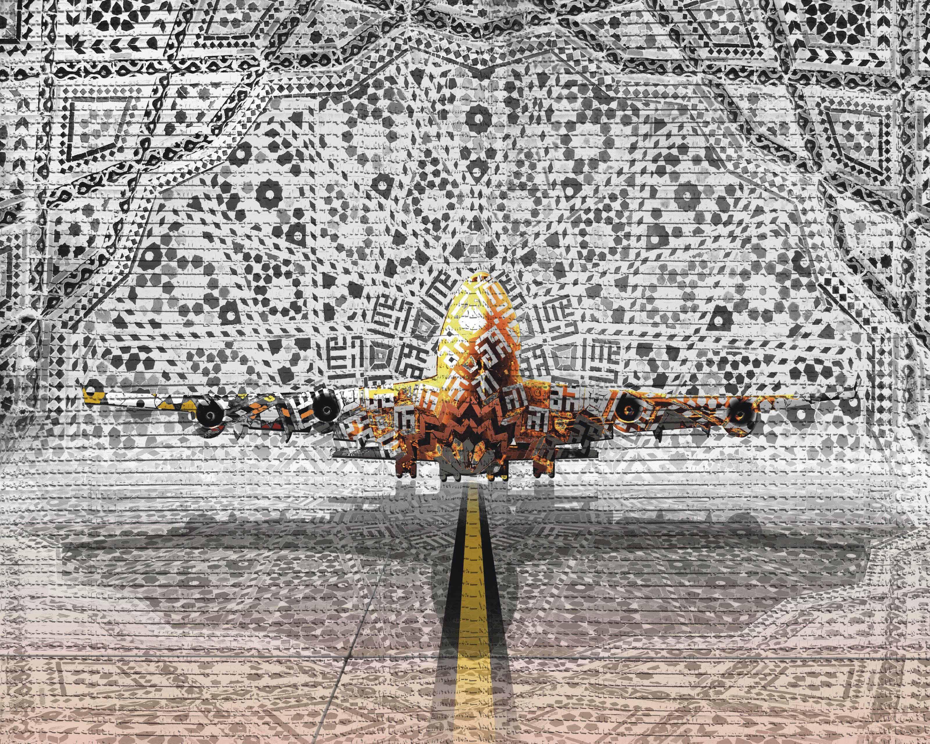 Abdulnasser Gharem - In Transit V (from the Restored Behavior series)