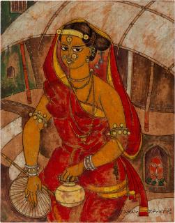 Abdulrahim Apabhai Almelkar - Untitled (Bride)