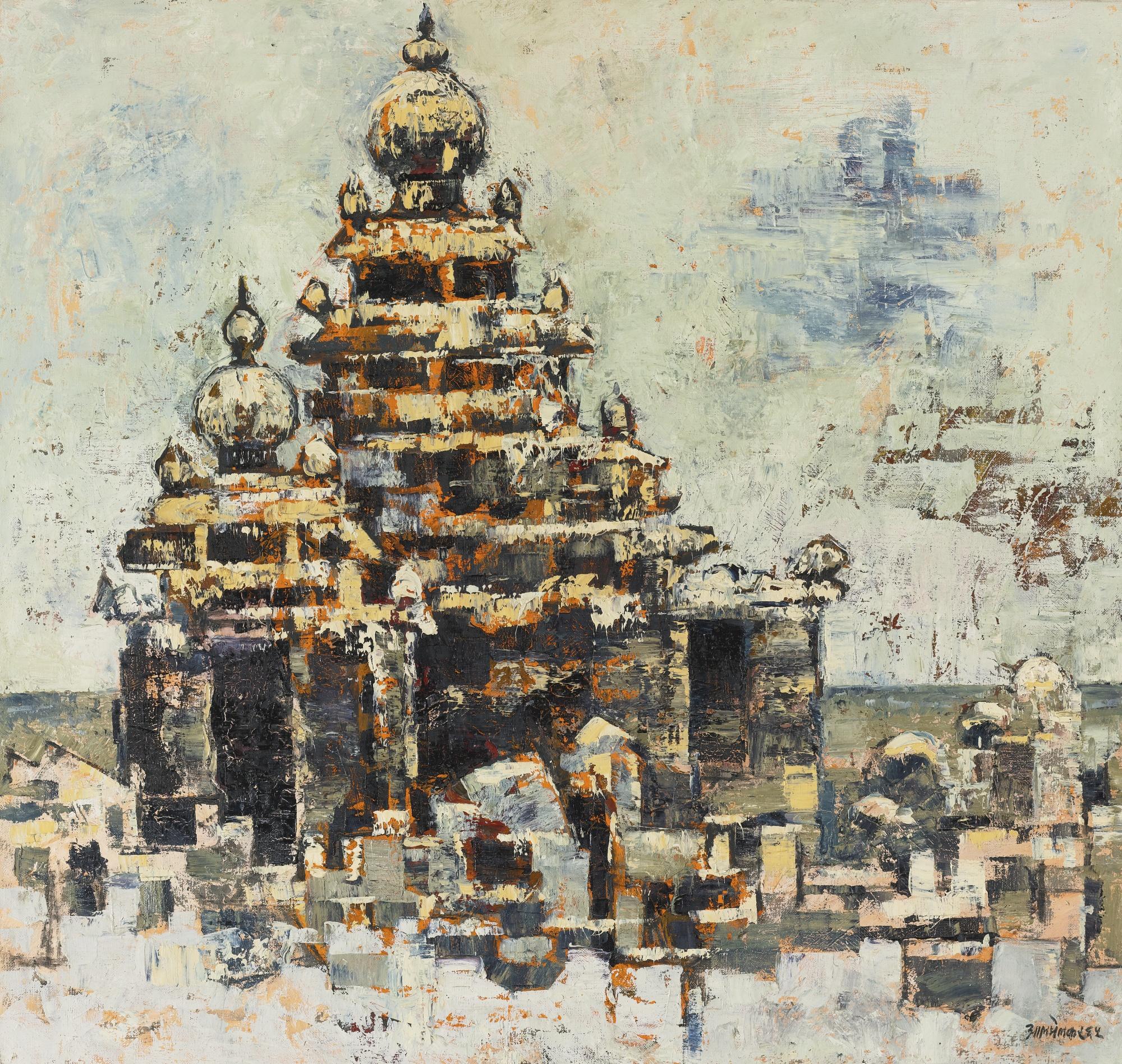 Abdulrahiman Appabhai Almelkar - Mamalipuram Temple (Sic)