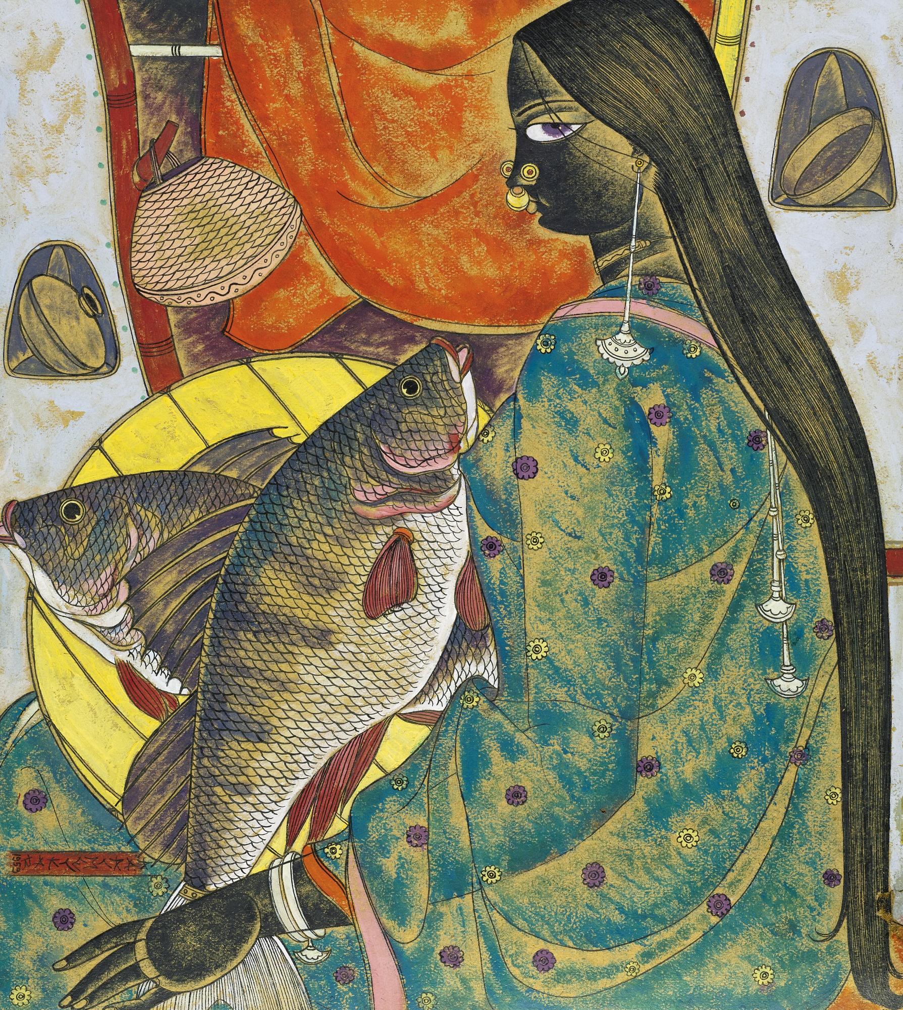 Abdulrahiman Appabhai Almelkar - Untitled (Meenakshi)