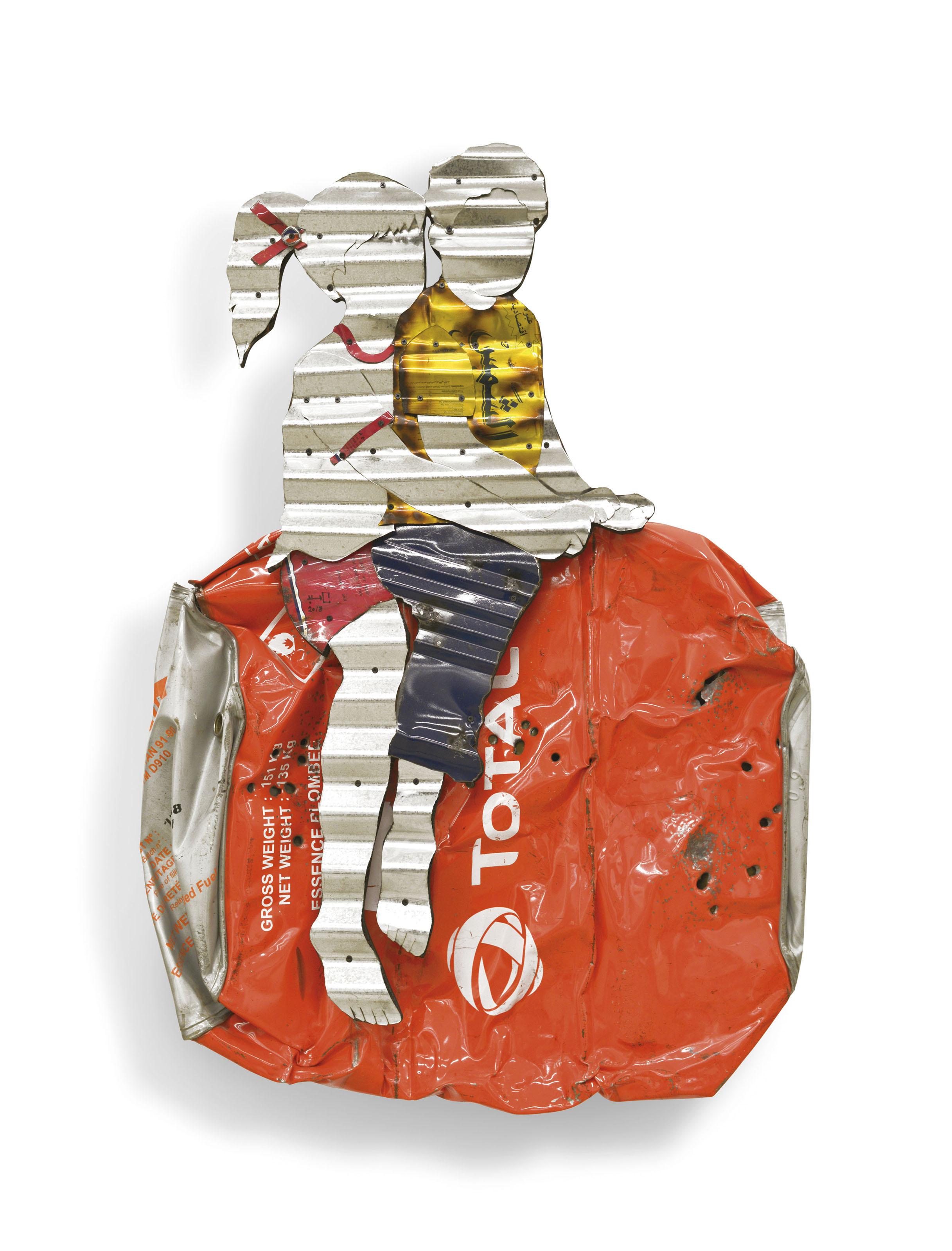Abdulrahman Katanani - Boy and Girl on Total Oil Barrel