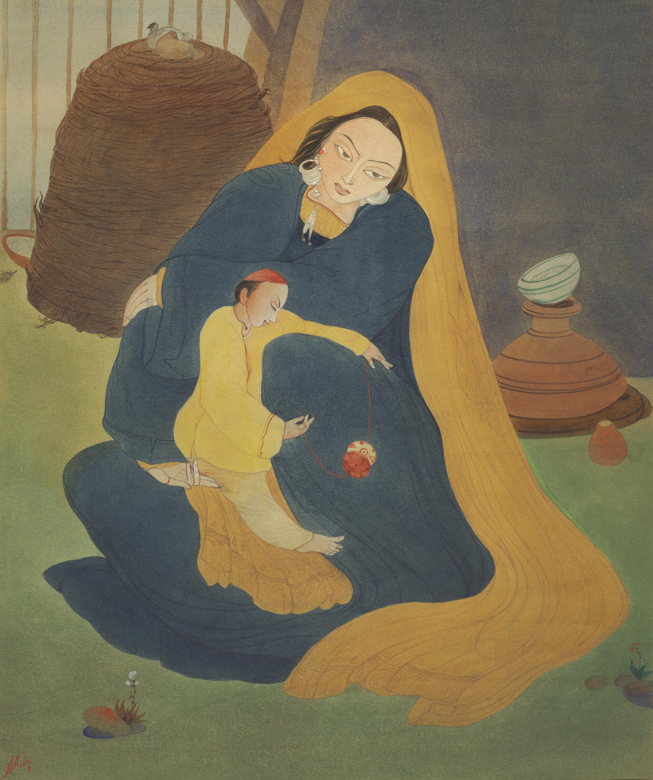 Abdur Rahman Chughtai - Devotional Mother