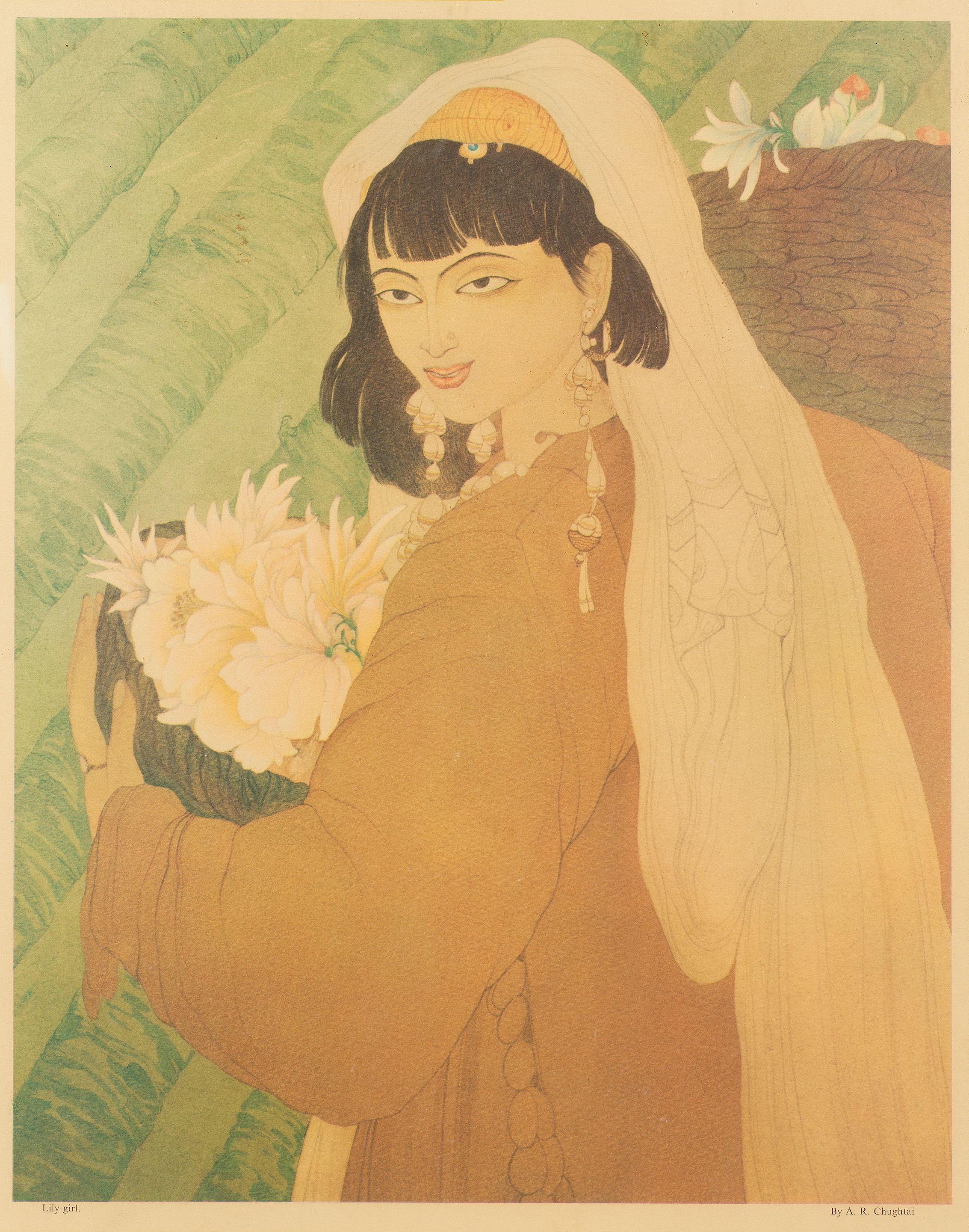 Abdur Rahman Chughtai - Lily Girl