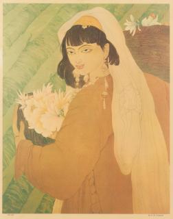Abdur Rahman Chughtai - Lily Girl