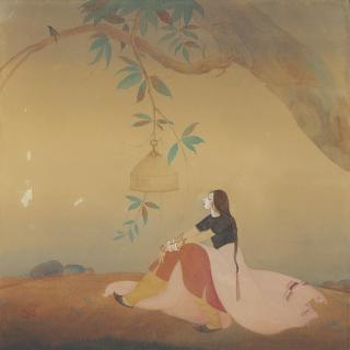 Abdur Rahman Chughtai - Nightingale