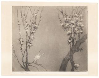 Abdur Rahman Chughtai - Untitled (Rain Falls)