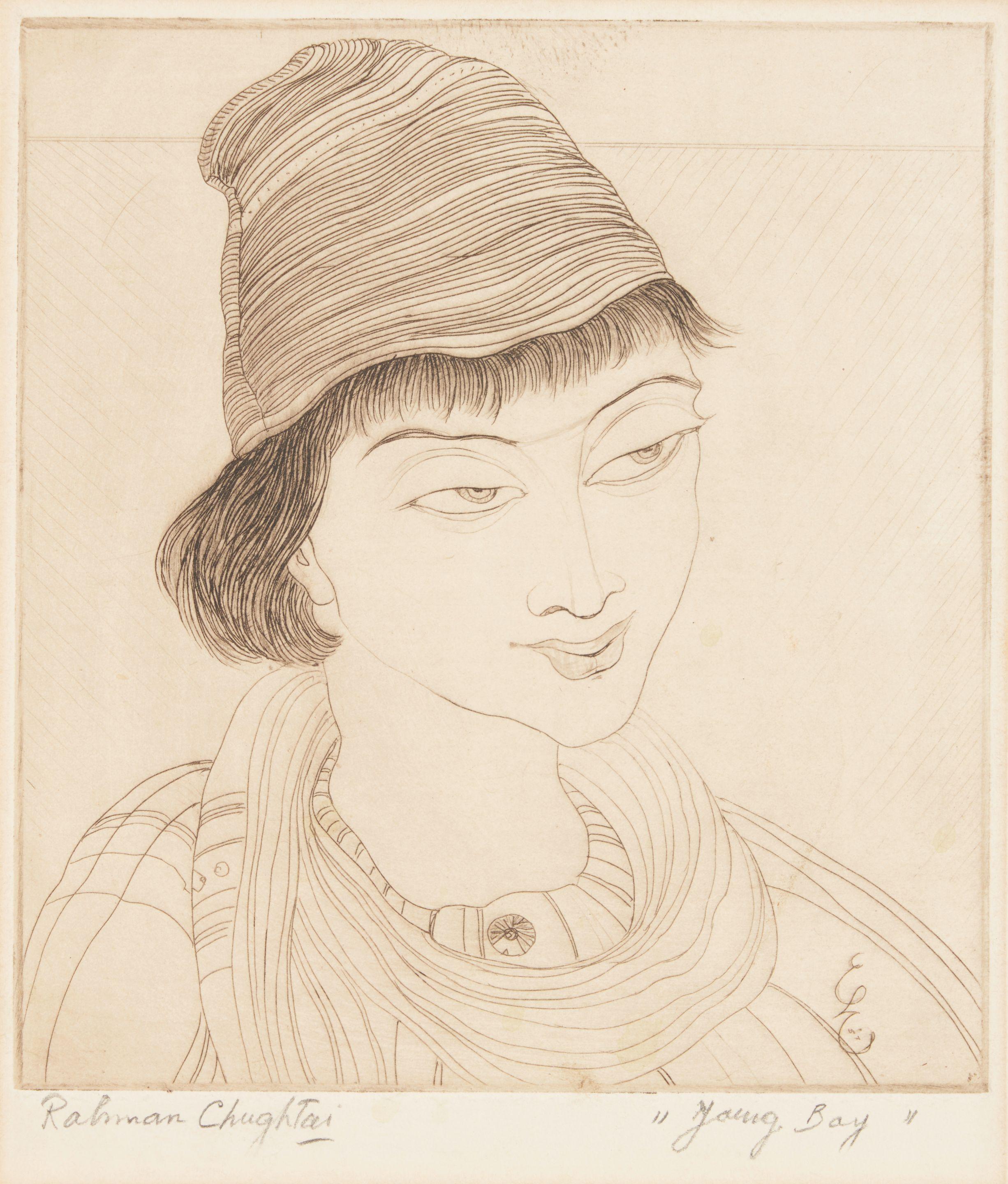 Abdur Rahman Chughtai - Young Boy