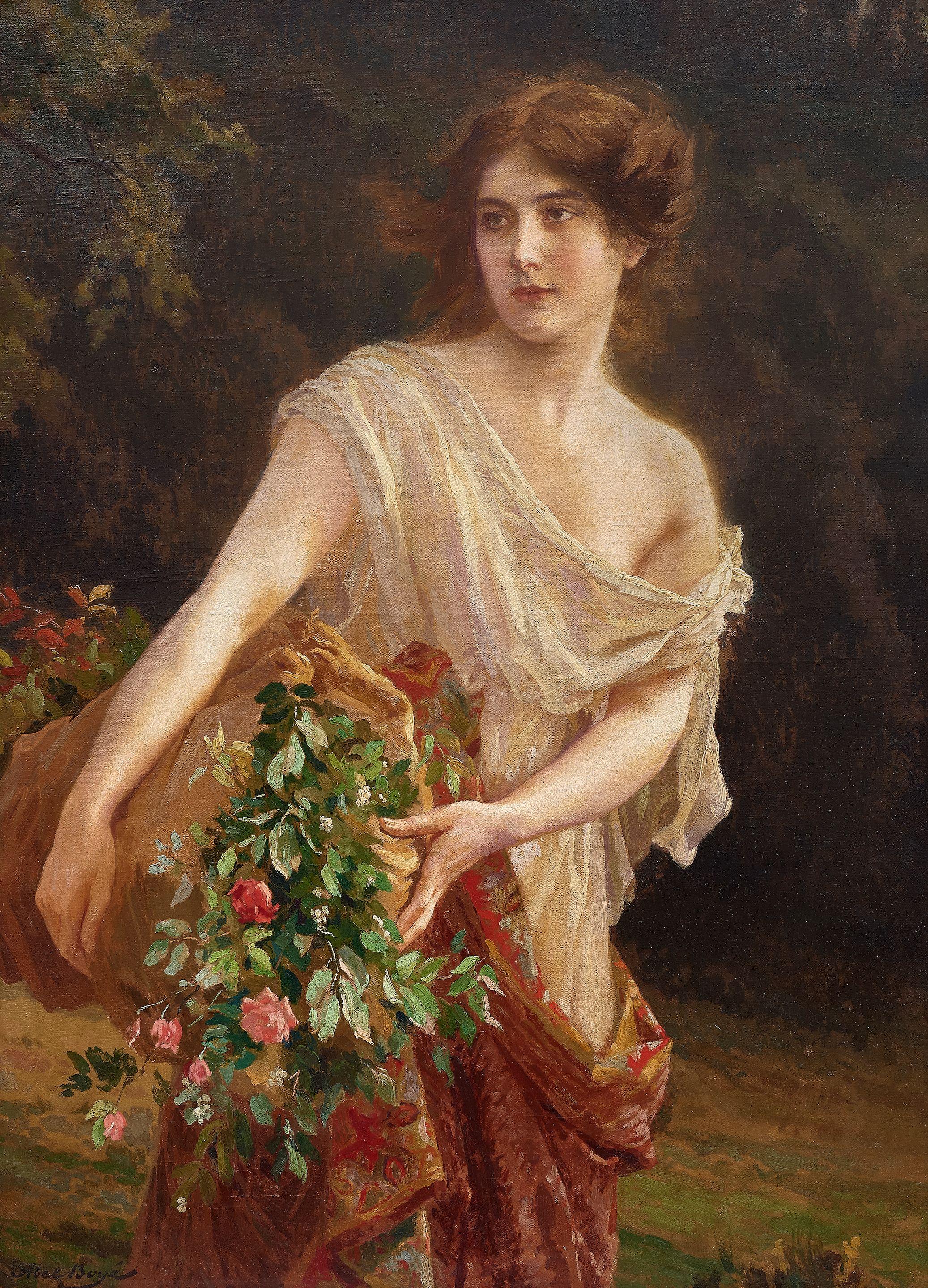 Abel Dominique Boye - Gathering flowers