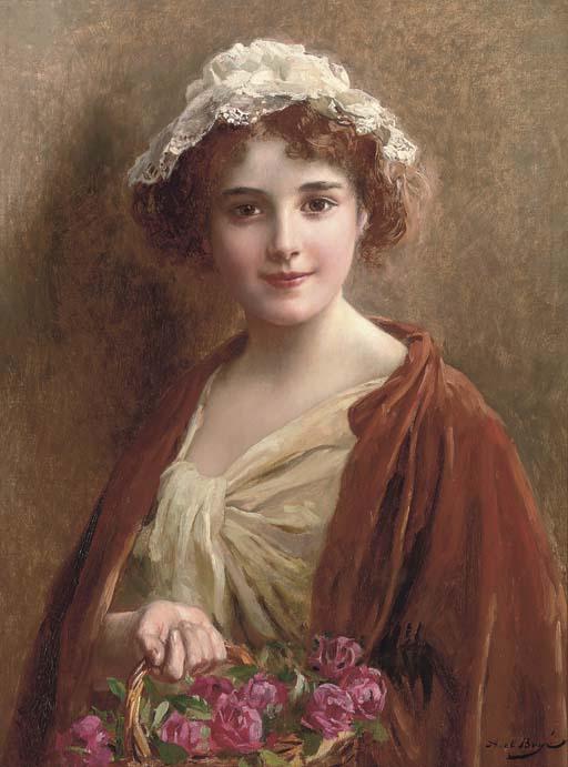 Abel Dominique Boyé - The Flower Girl