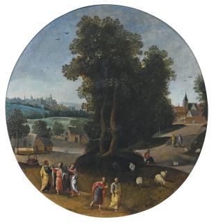 Abel Grimmer - Christ On The Road To Emmaus