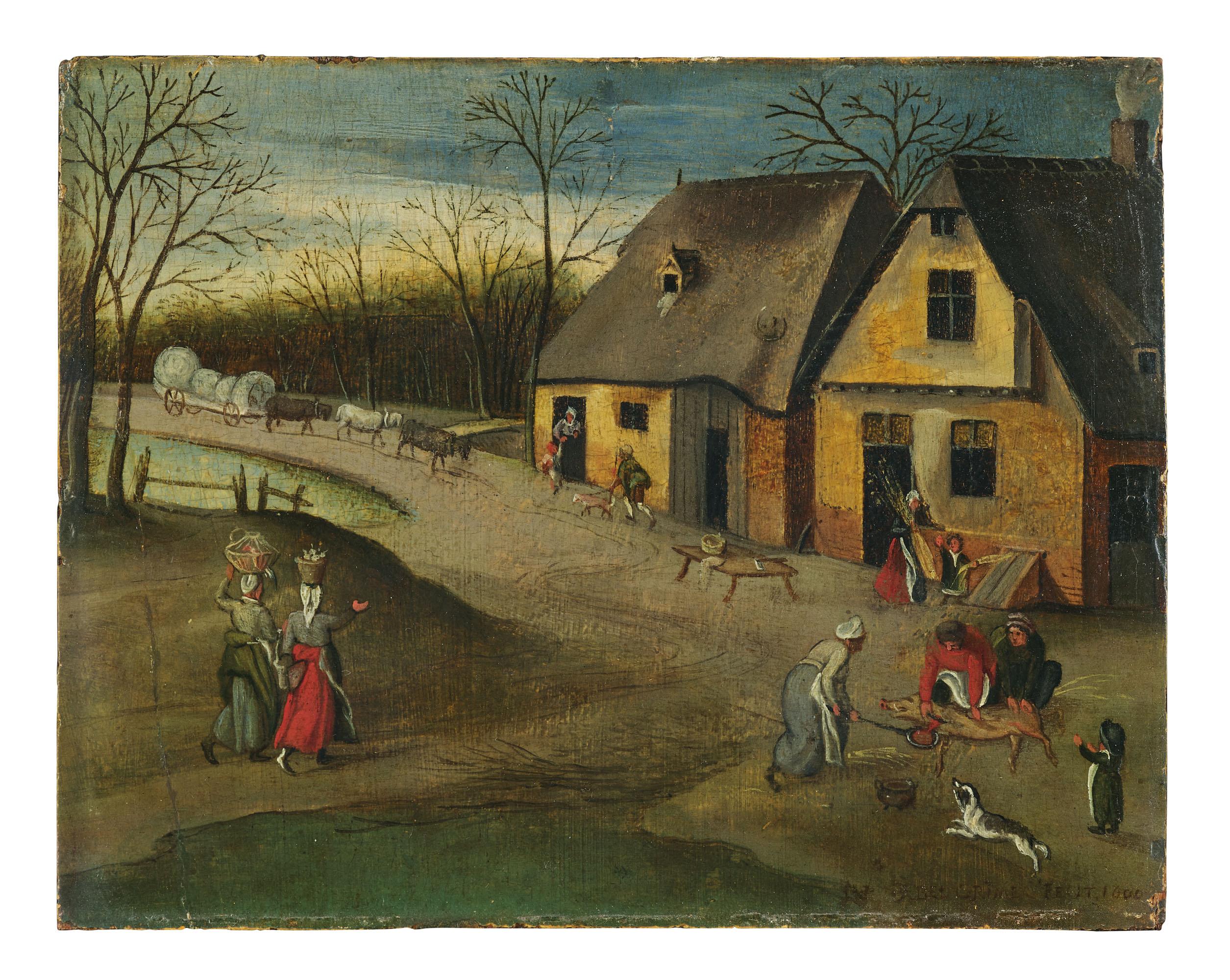 Abel Grimmer - L\'Automne ou Les travaux de la ferme