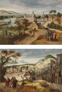 Abel Grimmer - September - The Parable Of The Barren Fig Tree; And October - The Parable Of The Vineyard