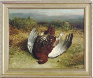 Abel Hold - A dead grouse in the Highlands; and a companion painting