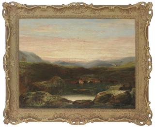 Abel Hold - Cattle watering at sunset