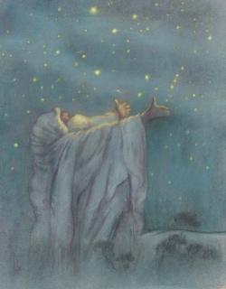 Abel Pann - Abraham \'Look now toward Heaven, and count the stars...\' (Genesis, XV, 5)