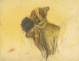 Abel Pann - “And Jacob Kissed Rachel…” (Genesis 29:11)