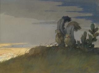 Abel Pann - ...And The Lord God Sent Him Forth From The Garden of Eden\' (Genesis III, 23)