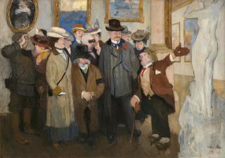 Abel Pann - Im Salon (Bei der Kunstbetrachtung)