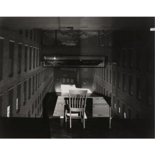 Abelardo Morell - \'Camera Obscura Image Of Mill Alley, Lawrence, Ma., In Space With Desk\'