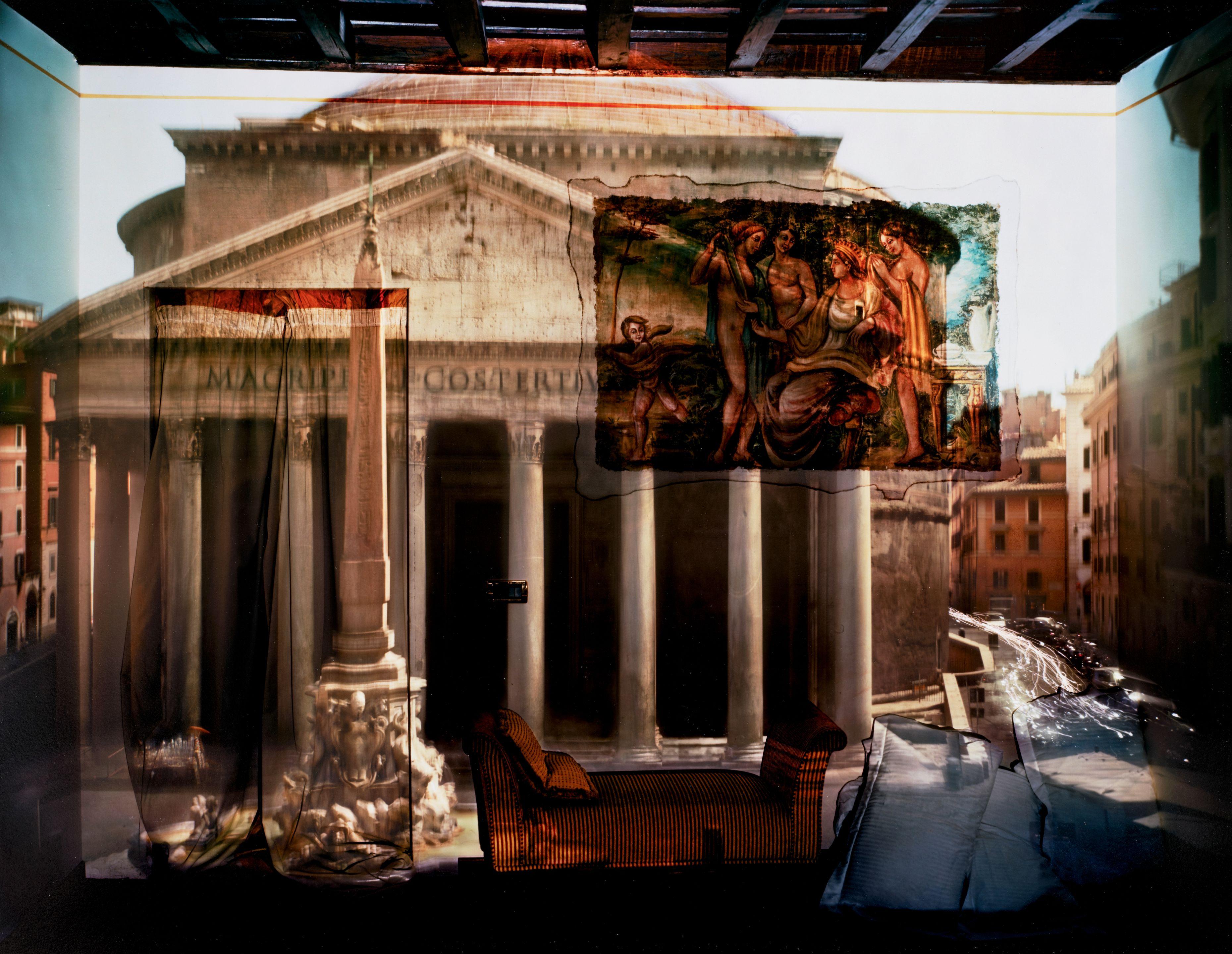 Abelardo Morell - \'Camera Obscura: The Pantheon\' (Hotel Albergo del Sole, Rome, Room #111)