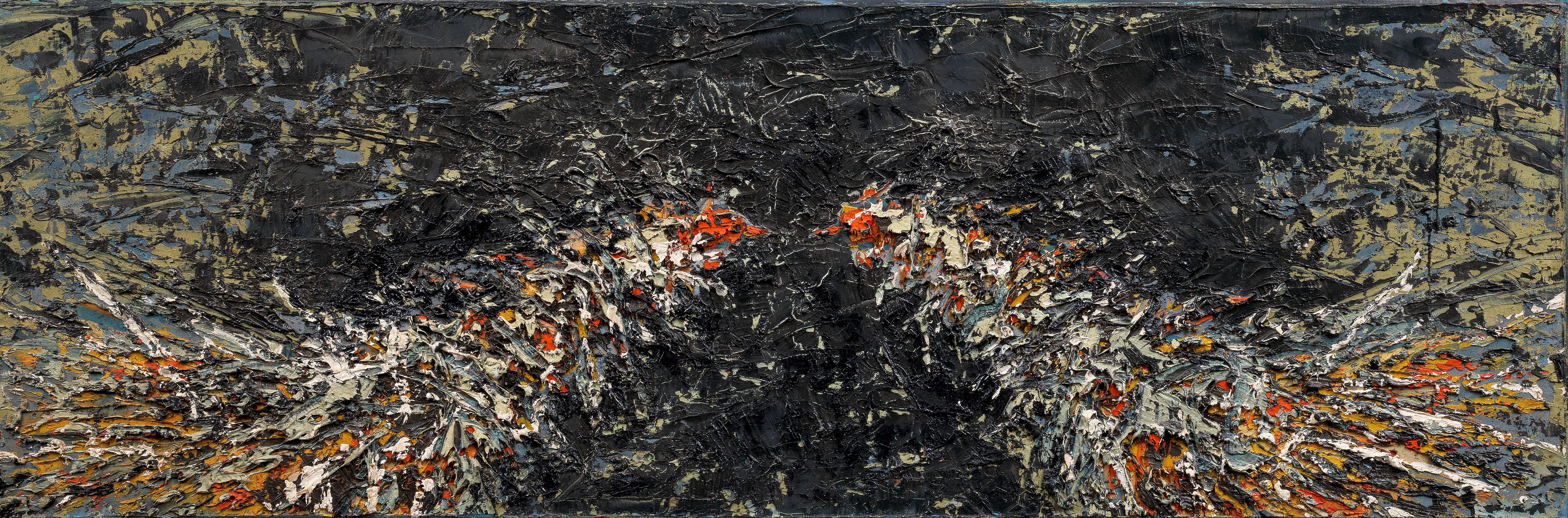 Ablade Glover - Cockfight (Framed)