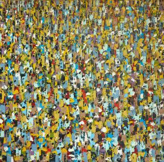 Ablade Glover - Crowd Scene (Unframed)