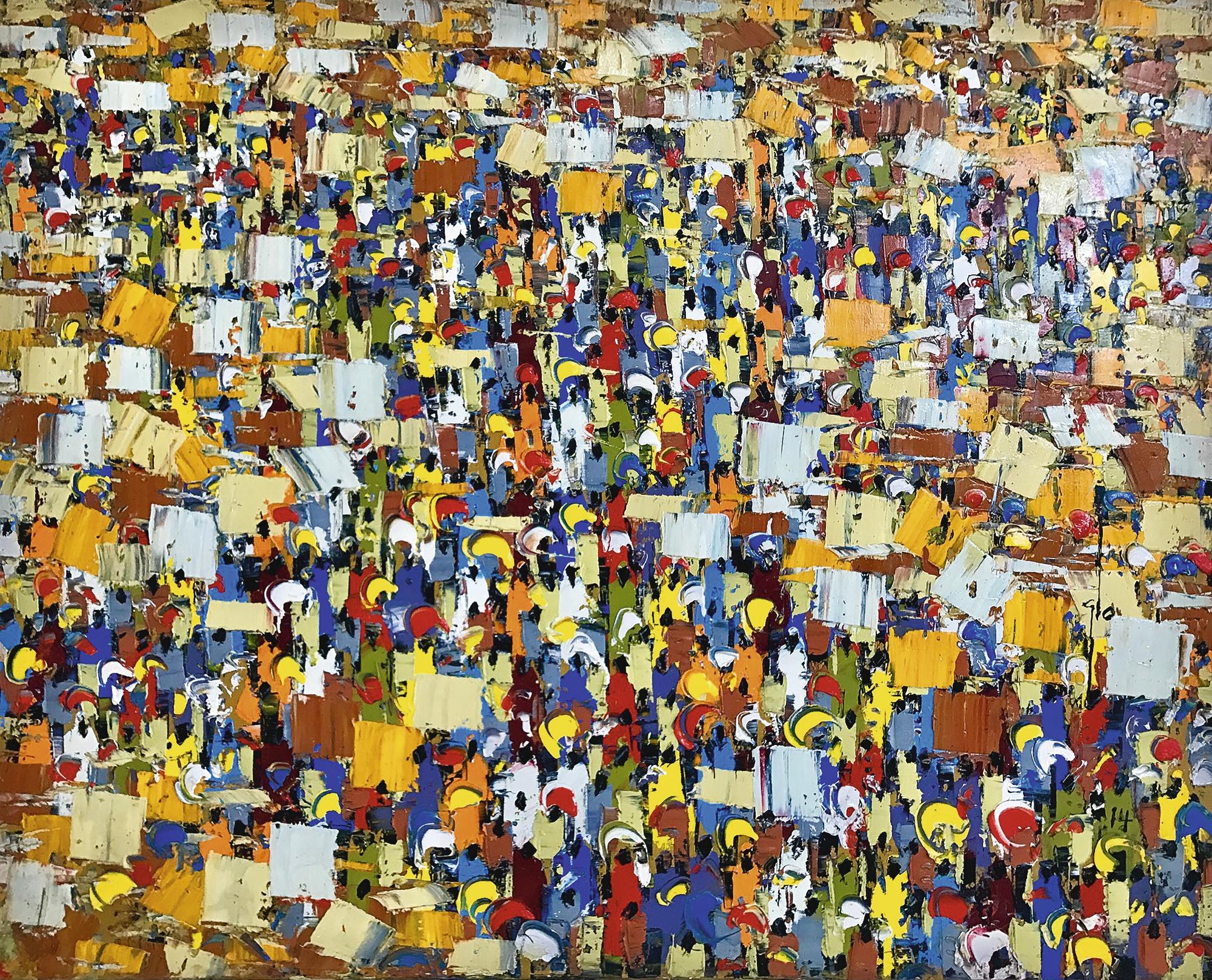 Ablade Glover - Ghanaian Market Scene
