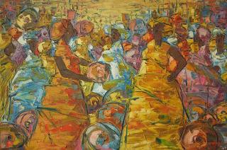 Ablade Glover - Pot Sellers (Framed)