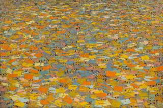 Ablade Glover - Town Aerial View Abstract