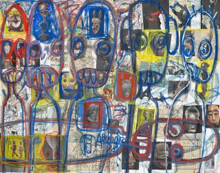 Aboudia Abdoulaye Diarrassouba - Untitled, 2016