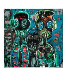 Aboudia Abdoulaye Diarrassouba - Untitled, 2018