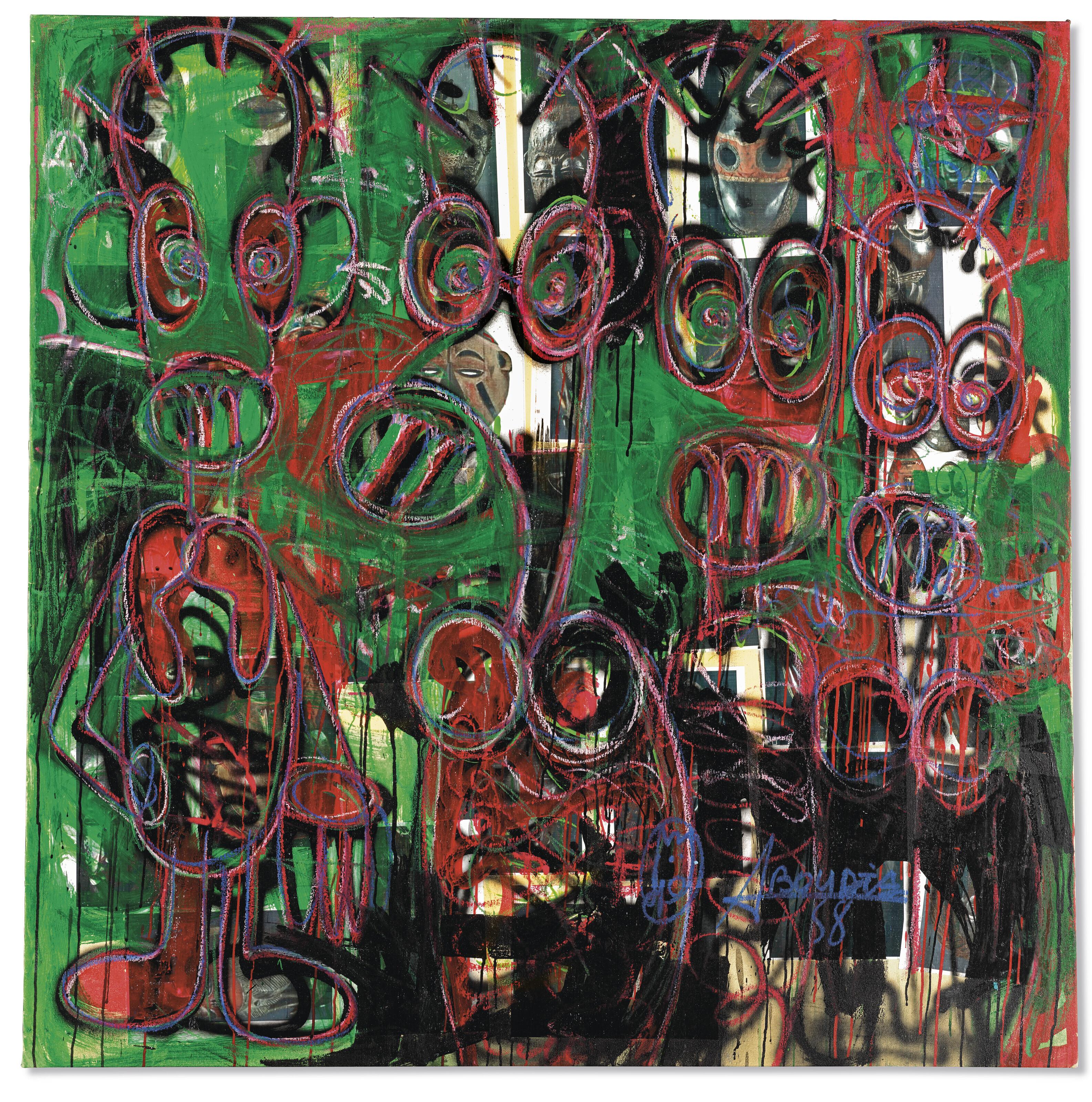 Aboudia - Green & Red