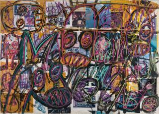 Aboudia - Le chat et les enfants