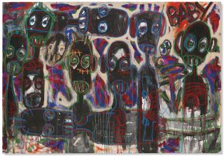 Aboudia - Untitled (Baby)