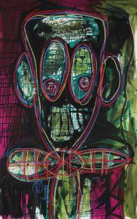 Aboudia - Untitled Tête